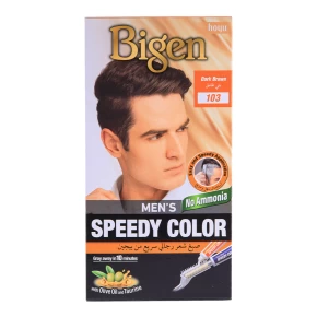 Bigen Men’s Speedy Color–Dark-Brown